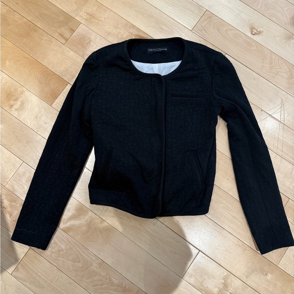 Dorothy Perkins Black Textured Blazer